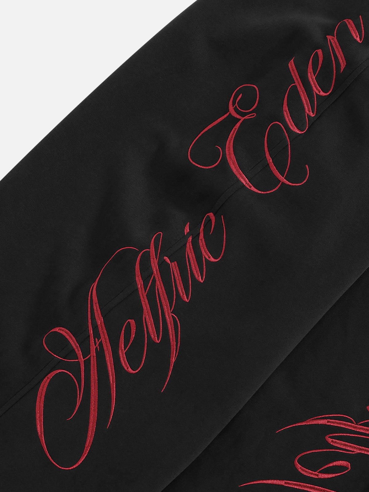 Aelfric Eden Boxy Script Embroidery Hoodie Sets