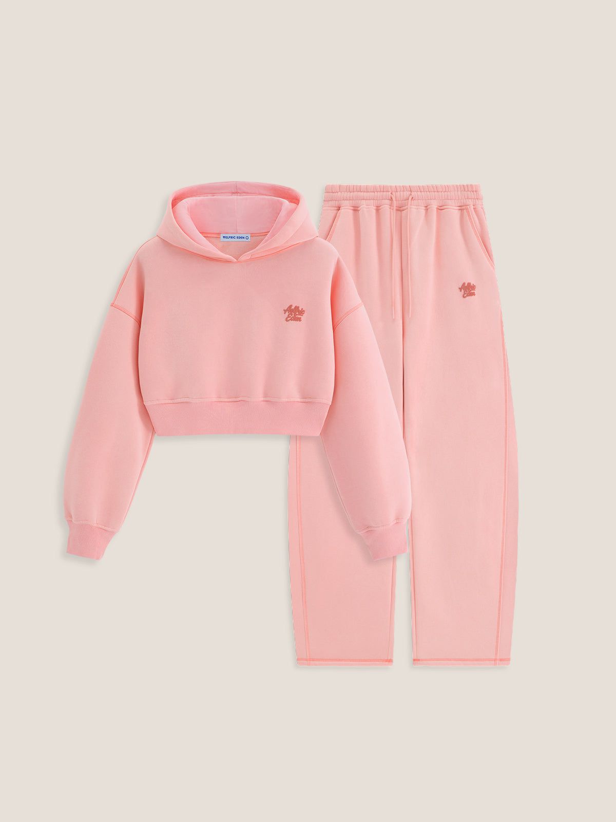 Soufflé Cropped Hoodie Sets