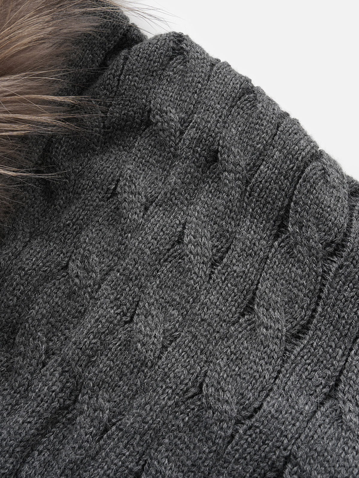 Aelfric Eden Faux Fur Collar Cardigan