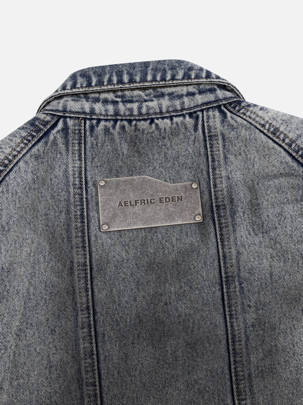 Aelfric Eden Super Boxy Fireman Clasp Denim Vest