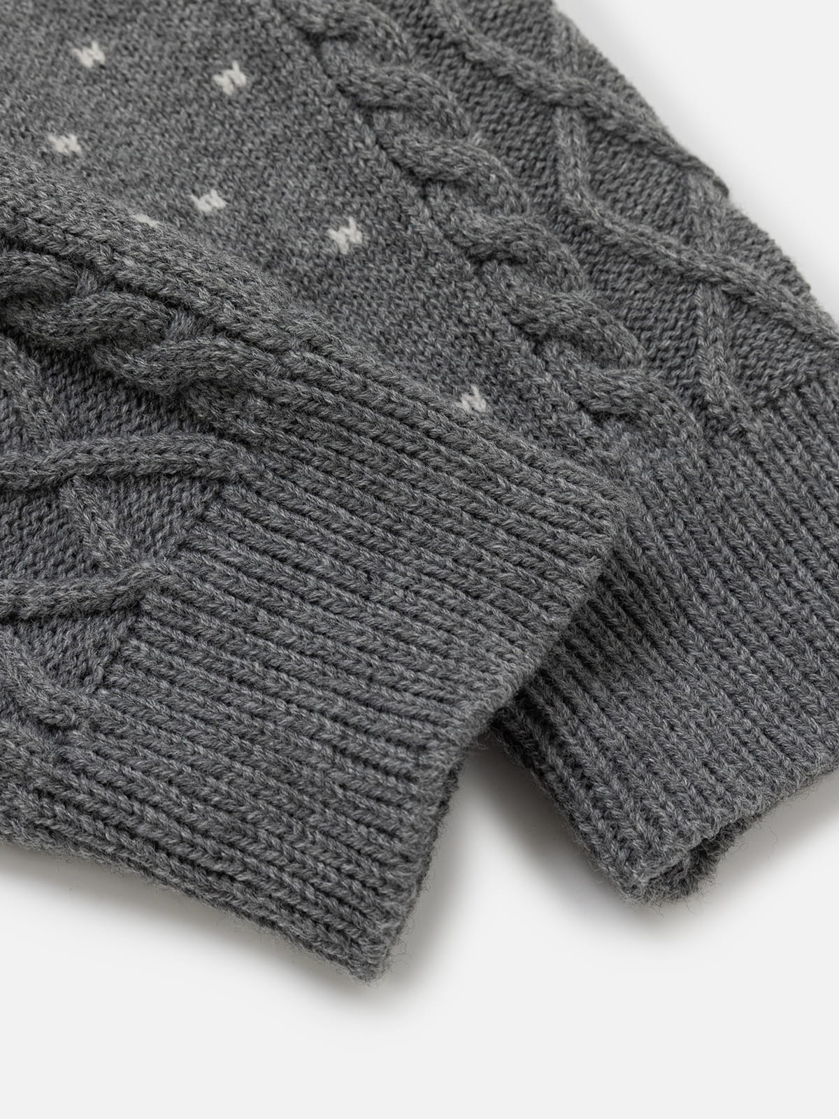 Aelfric Eden Cable Knit Distressed Cardigan