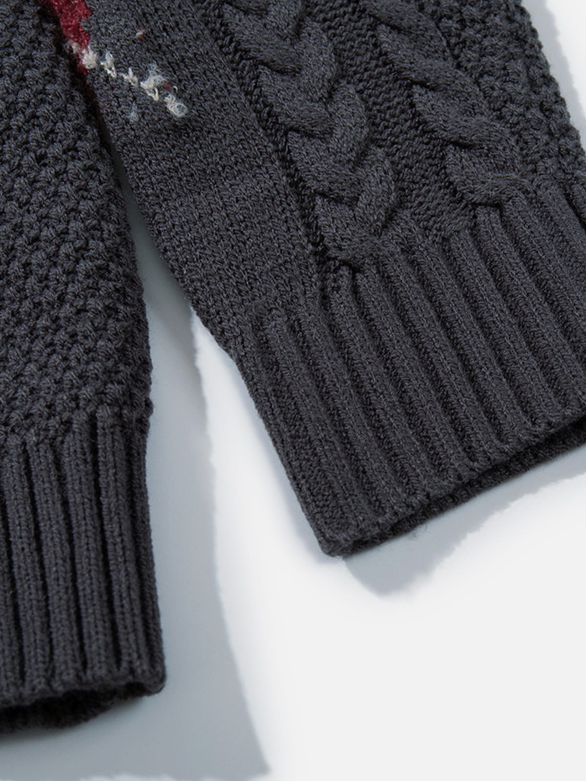 Aelfric Eden Argyle Cable Knit Cardigan