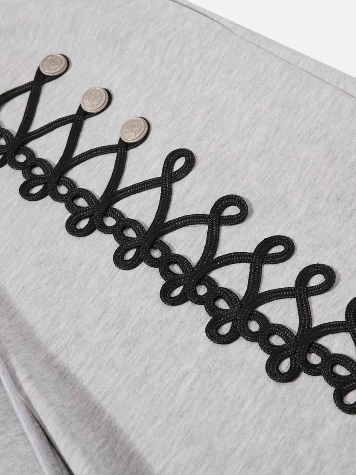 Aelfric Eden Lace-Up Embroidery Baggy Barrel Sweatpants