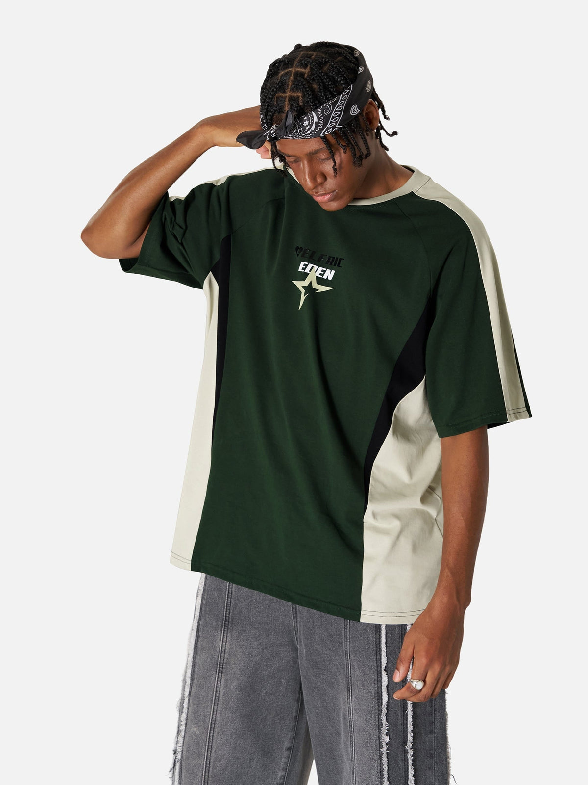 Aelfric Eden Color Blocking Star Tee