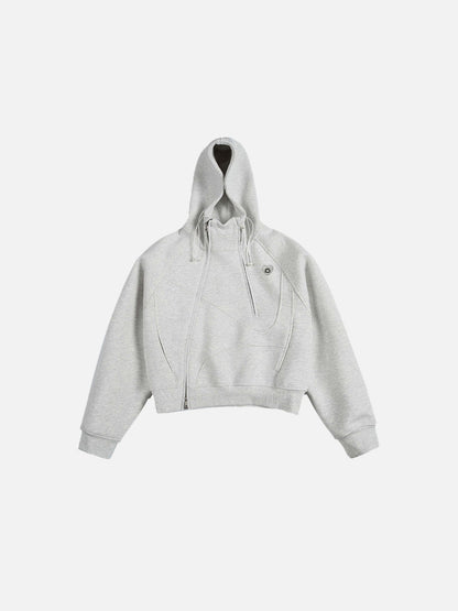 [Pre-Order] Aelfric Eden Boxy Panel Zip Up Hoodie