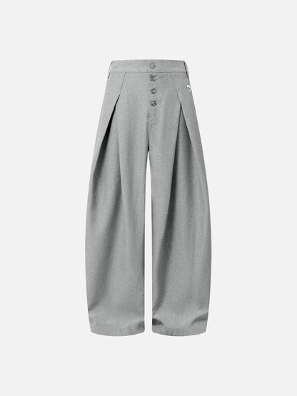 Aelfric Eden Pleated Baggy Barrel Pants