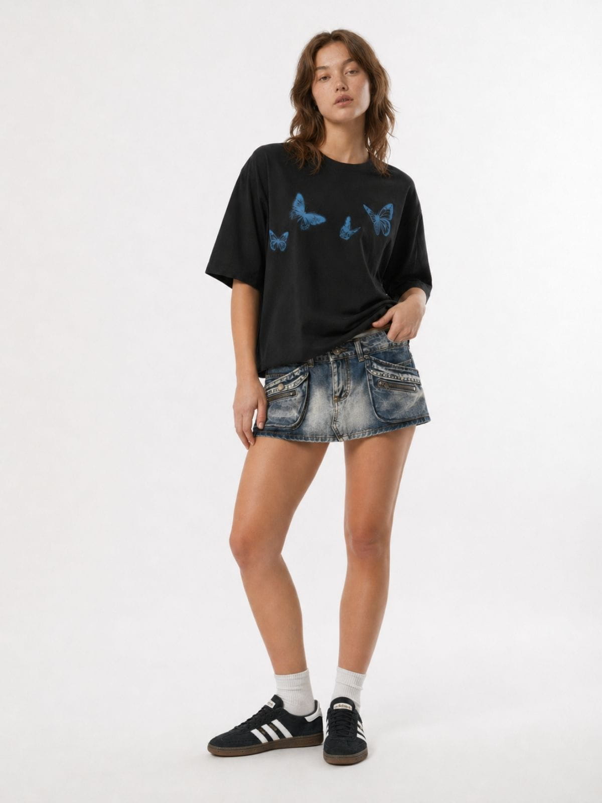 Aelfric Eden Blurring Butterfly Print Tee