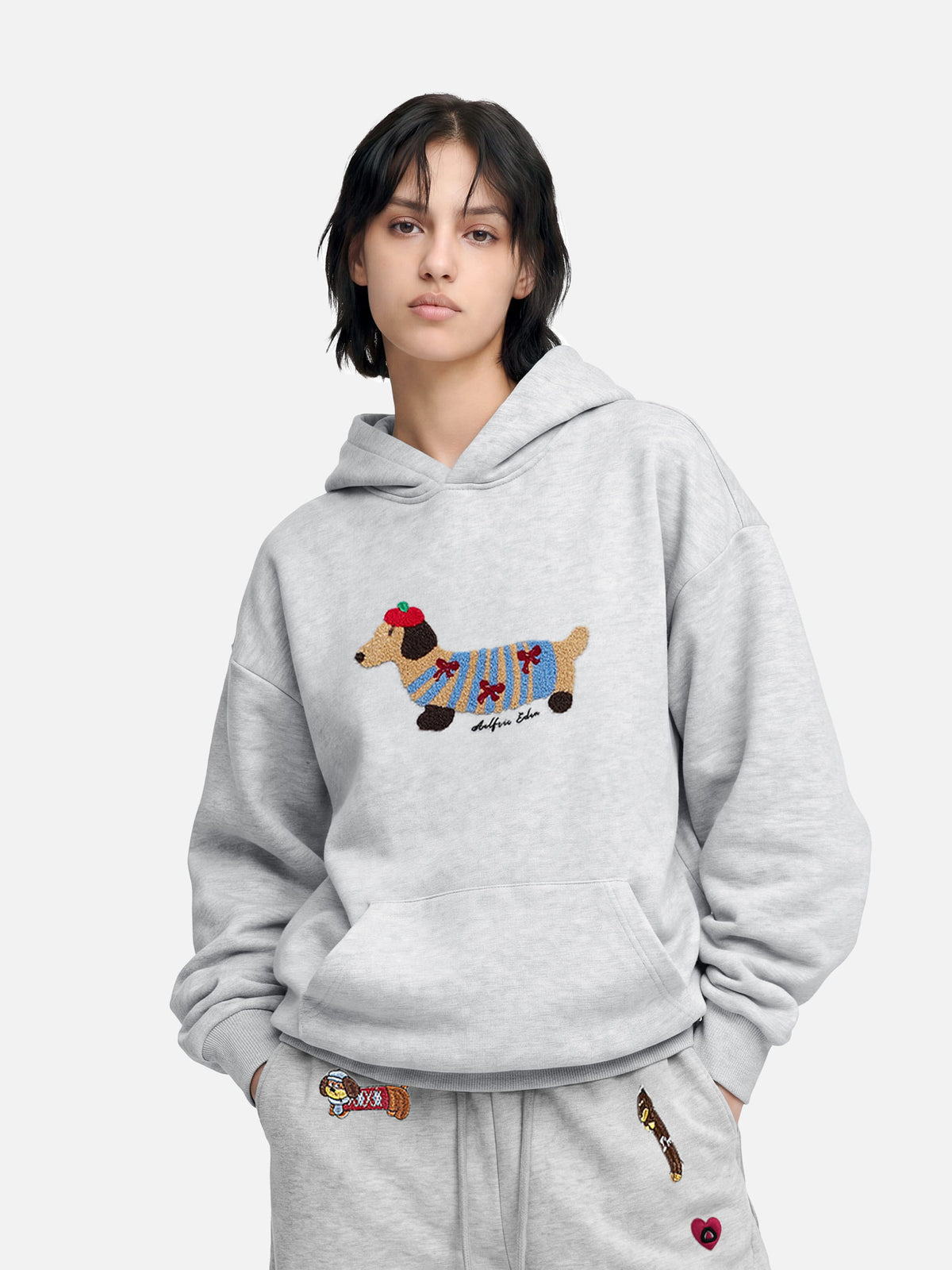 Aelfric Eden Cartoon Dachshund Hoodie