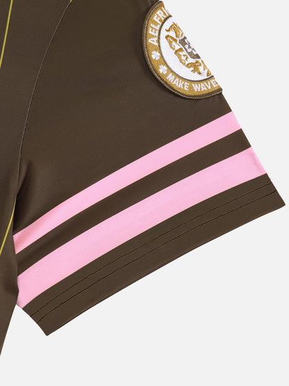 Aelfric Eden Boxy Pinstripe Jersey Tee