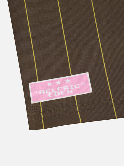 Aelfric Eden Boxy Pinstripe Jersey Tee