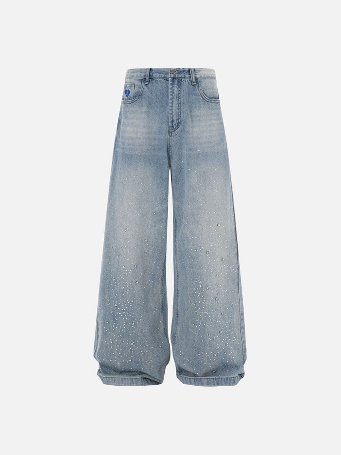 Aelfric Eden Rhinestone Baggy Jeans