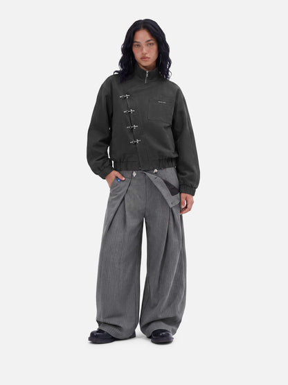 Aelfric Eden Double Waist Pleated Baggy Pants