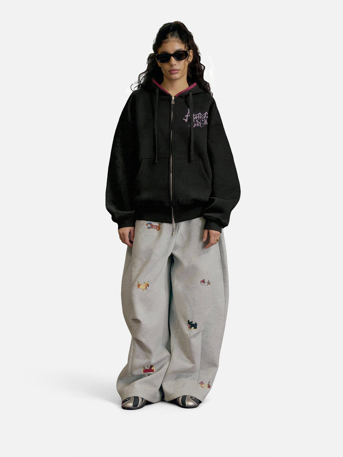 Aelfric Eden Boxy Spider Cherry Hoodie