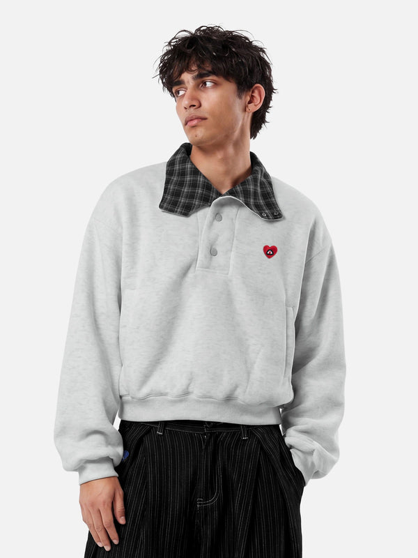 Aelfric Eden Boxy Botton Neck Sweatshirt