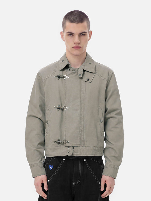 Aelfric Eden Fireman Clasp Washed Jacket
