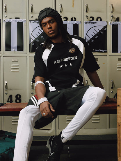 Aelfric Eden Patchwork Contrast Soccer Jersey