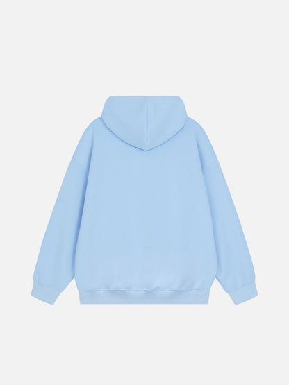 Aelfric Eden Dip Dye Heart Graphic Pullover Hoodie