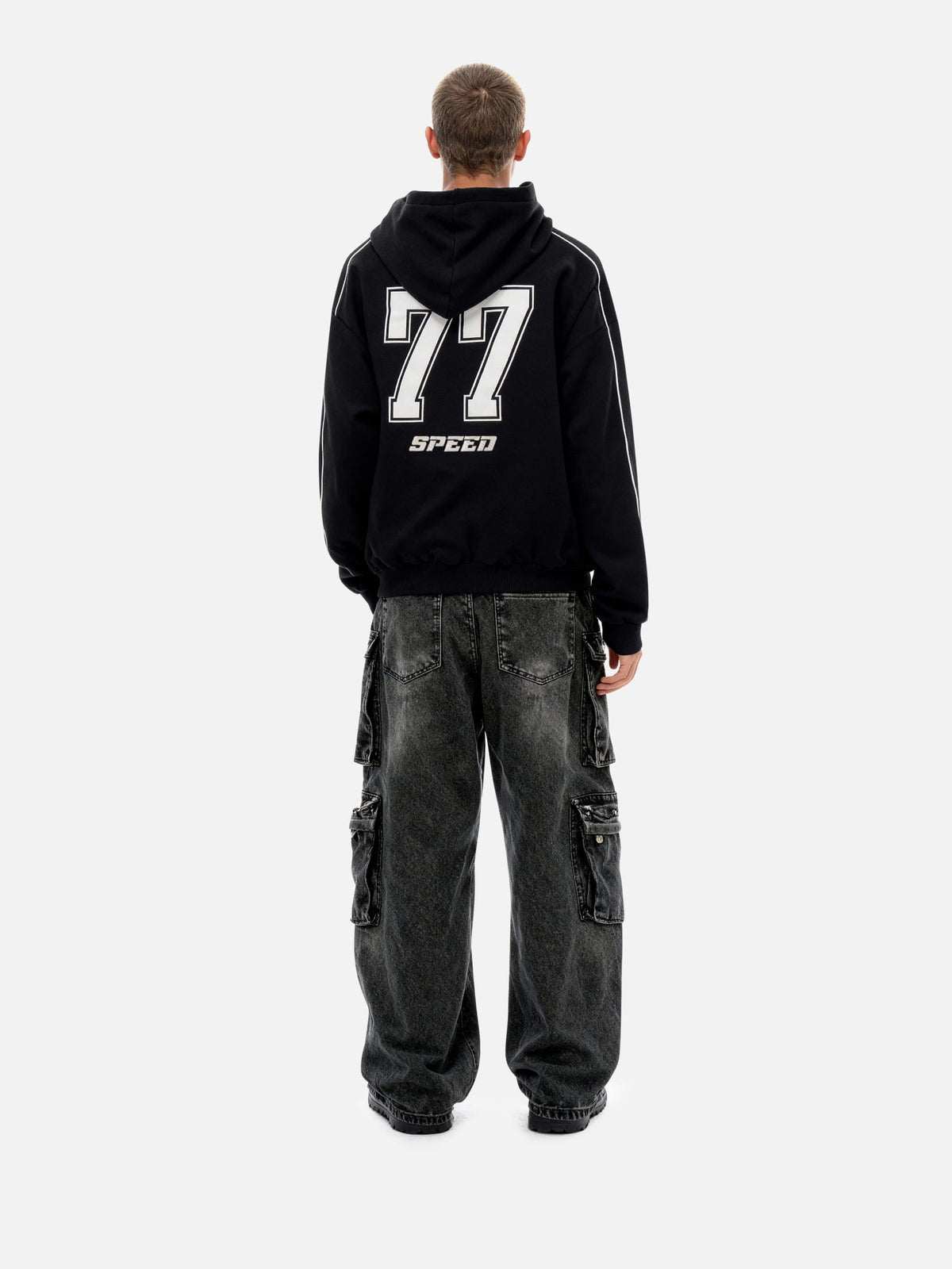 Aelfric Eden Oversized Applique 77 Pullover Hoodie