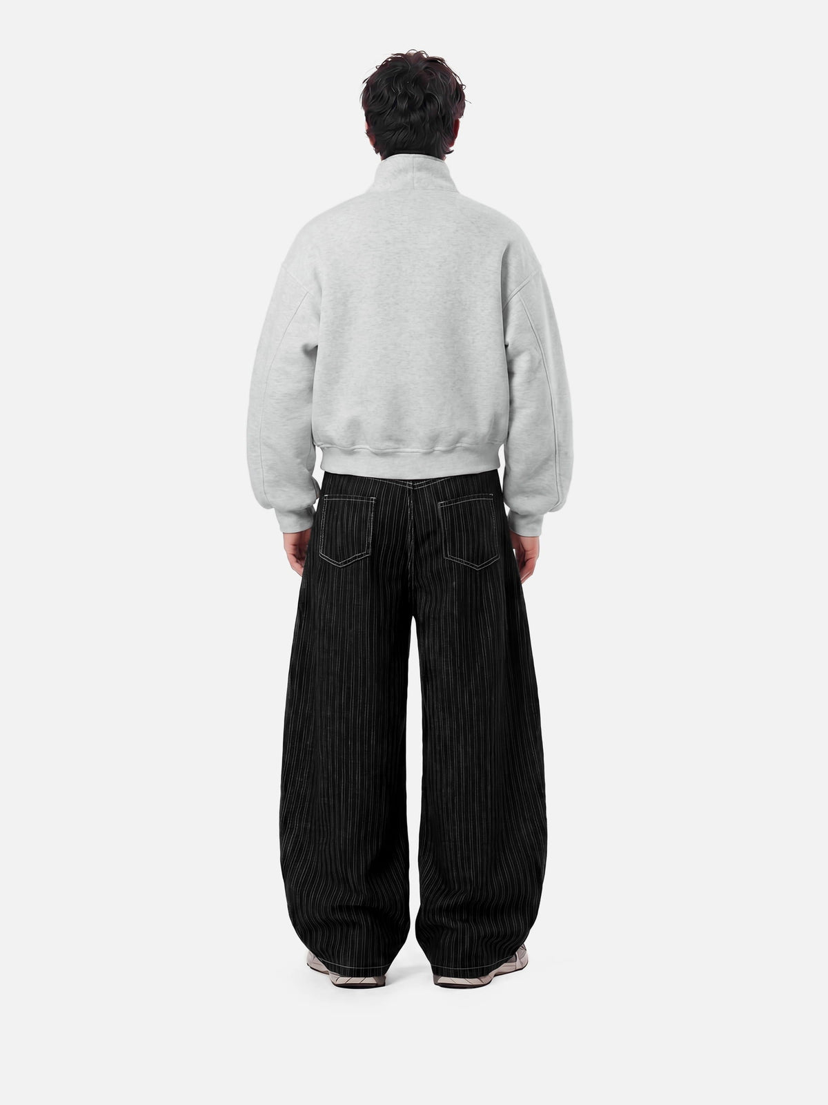 Aelfric Eden Boxy Botton Neck Sweatshirt