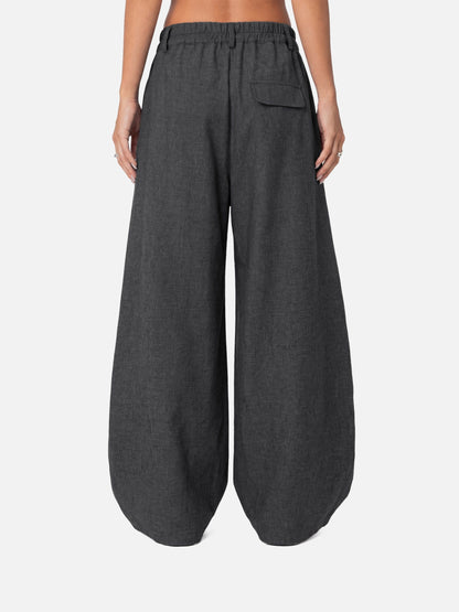 Aelfric Eden Pleated Baggy Barrel Pants