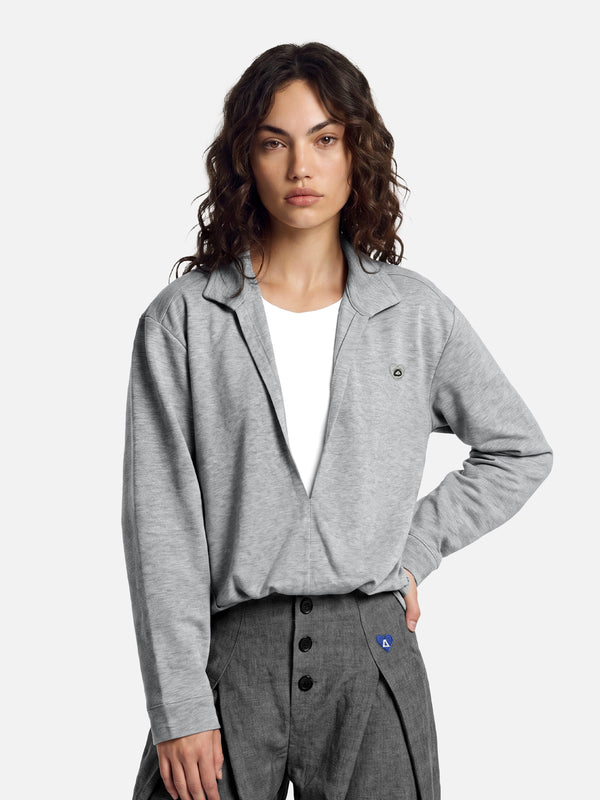 Aelfric Eden Deep V-Neck Layered Sweatshirt