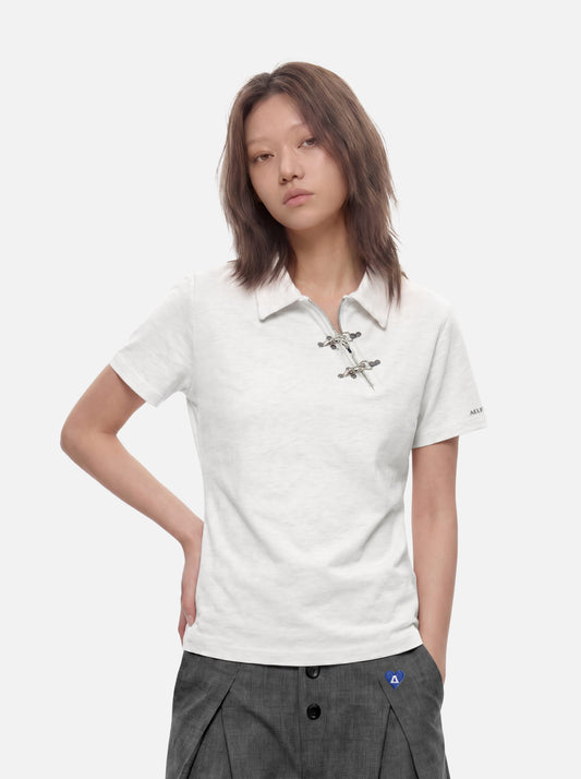 Aelfric Eden Fireman Clasp Polo Tee