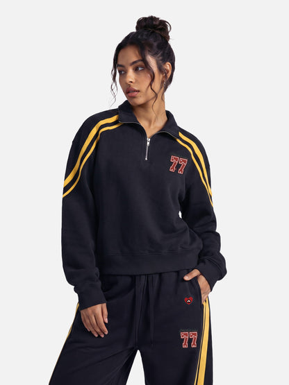 [Pre-Order] Aelfric Eden Boxy Stripe Panel 77 Sweatshirt