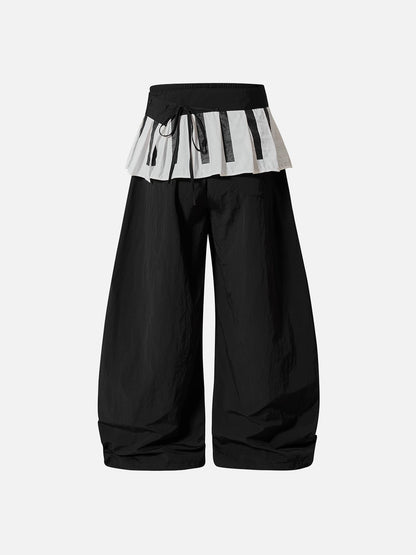 Aelfric Eden Piano Pleated Baggy Barrel Sweatpants