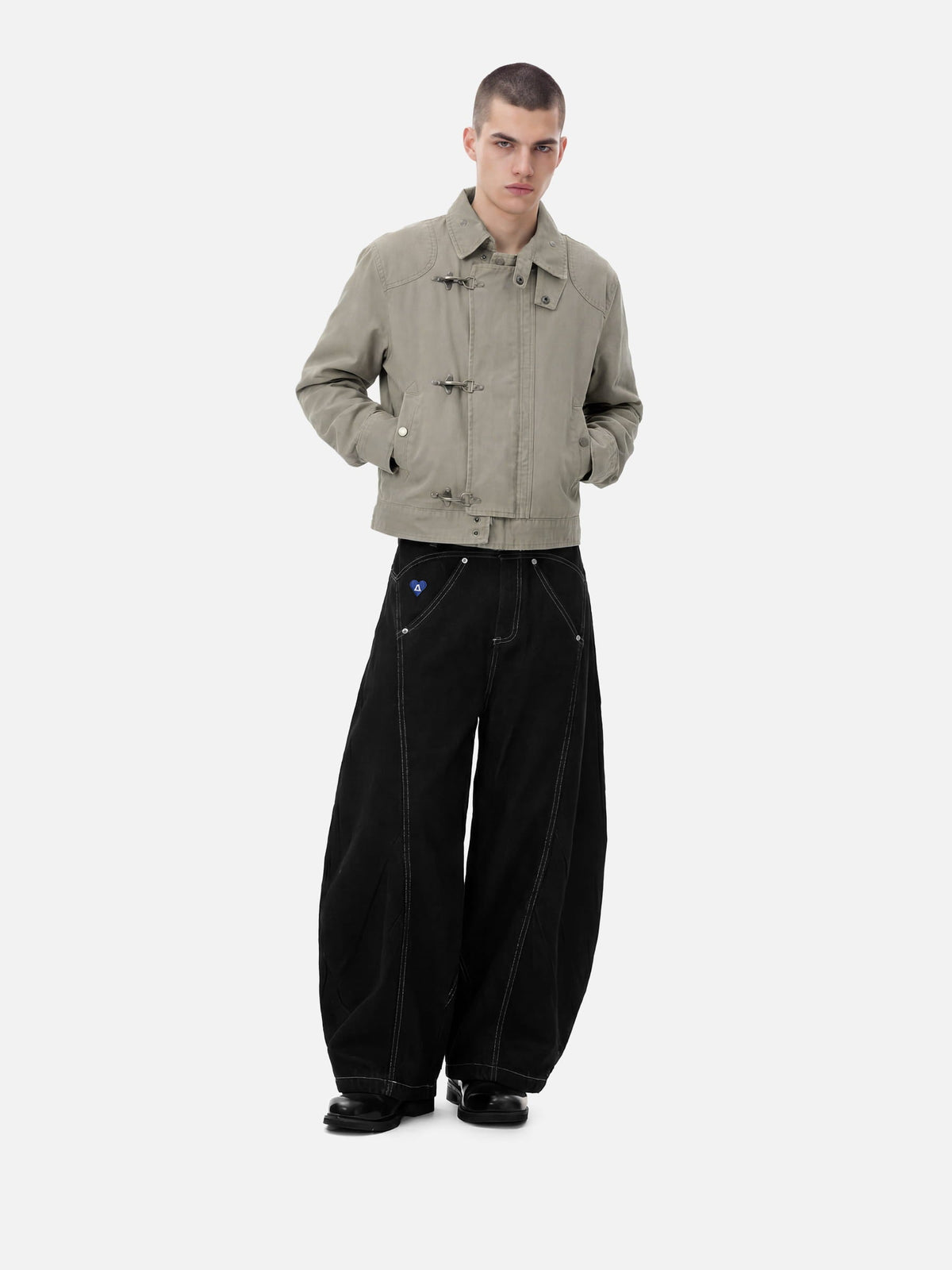 Aelfric Eden Fireman Clasp Washed Jacket