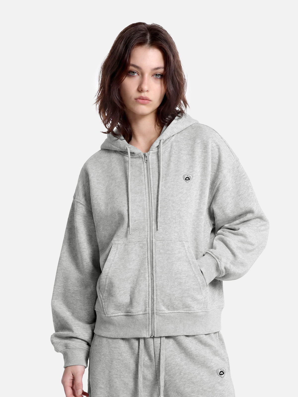 Aelfric Eden Boxy Double Zip Up Hoodie