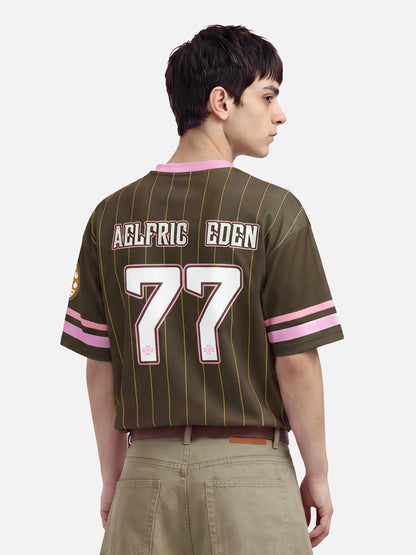 Aelfric Eden Boxy Pinstripe Jersey Tee