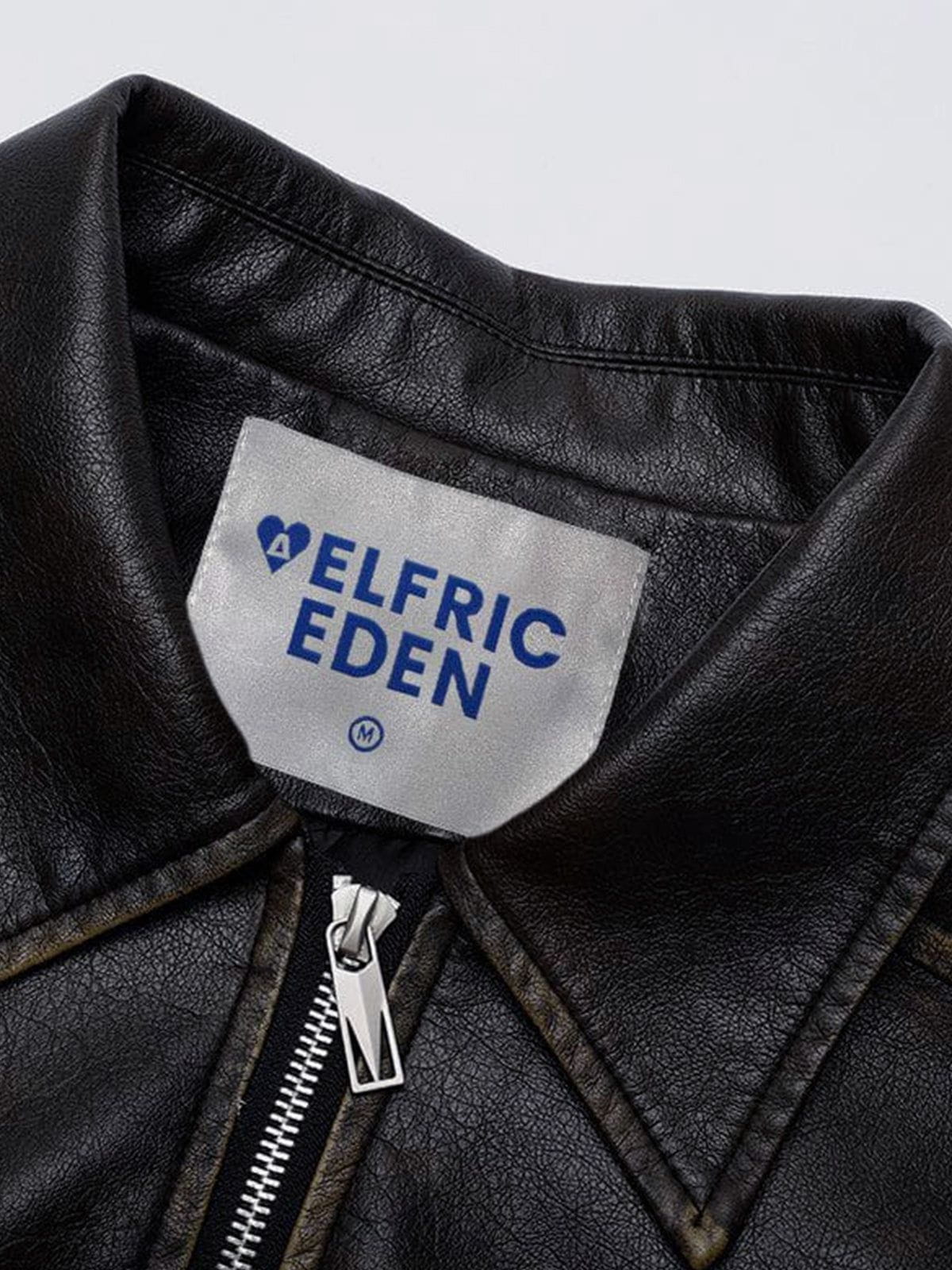 Aelfric Eden Faux Leather Cropped Jacket