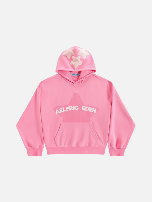 Aelfric Eden Oversized Colorful Eden Star Pullover Hoodie