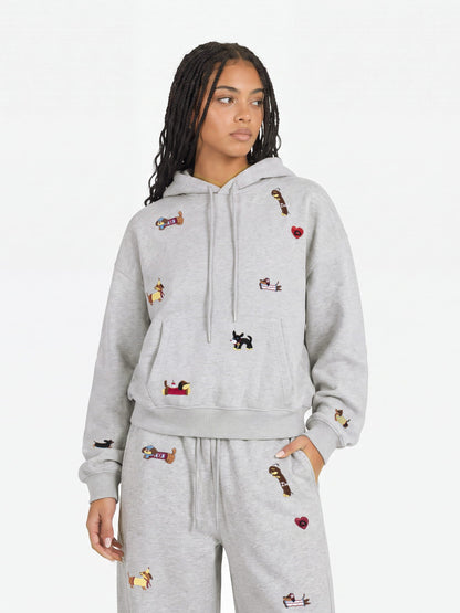 [Pre-Order] Aelfric Eden Boxy Dachshund Pullover Hoodie