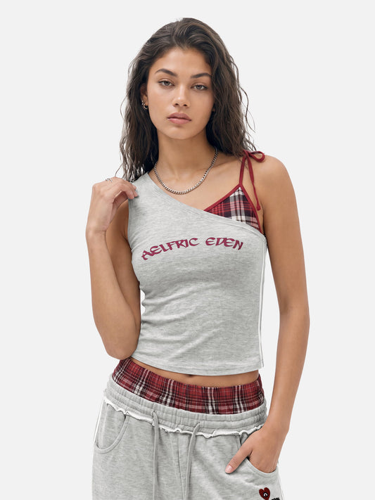 Aelfric Eden Plaid Layered Cami Top