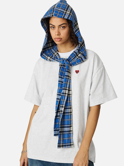 Aelfric Eden Plaid Detachable Hooded Tee