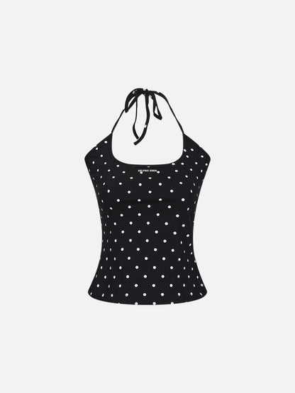 Aelfric Eden Polka Dot Halter Cami Top