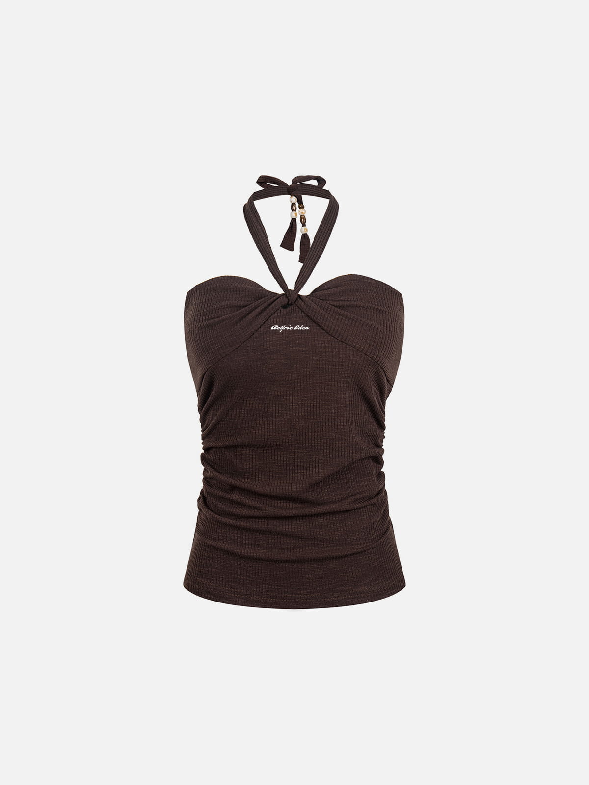 Aelfric Eden Ruched Tie Front Tube Top