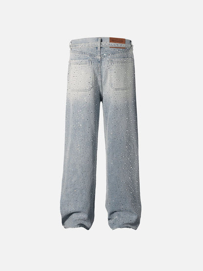 Aelfric Eden Rhinestone Baggy Jeans