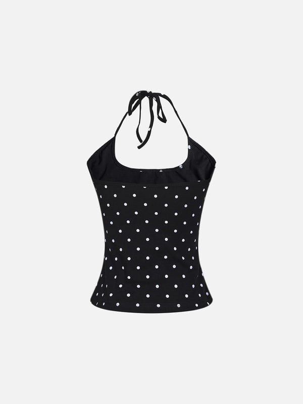 Aelfric Eden Polka Dot Halter Cami Top