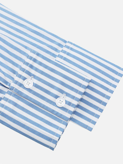 Aelfric Eden Necktie Graphic Stripe Long Sleeve Shirt