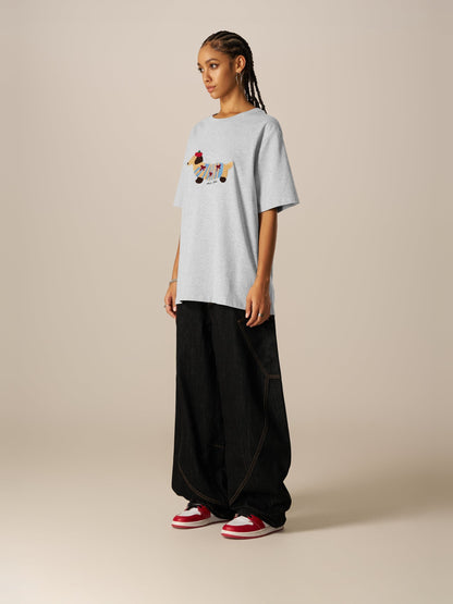 Aelfric Eden Cartoon Dog Embroidery Tee