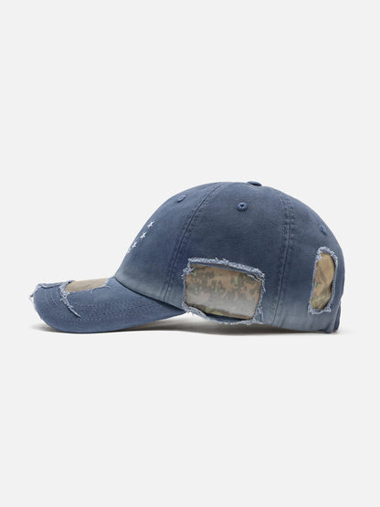 Star Patch Distressed Cap