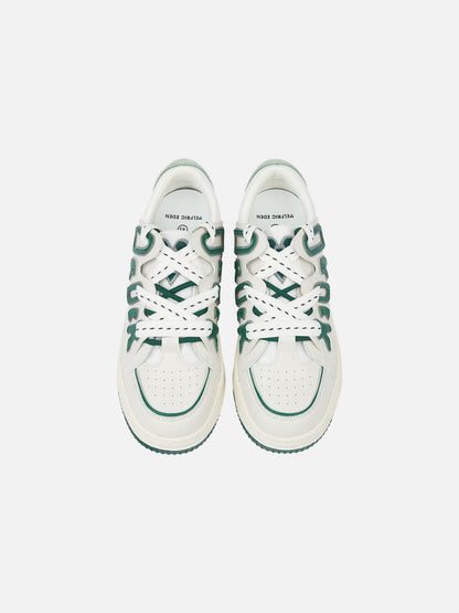 StarryClimb Double Lace Patchwork Skate Shoes