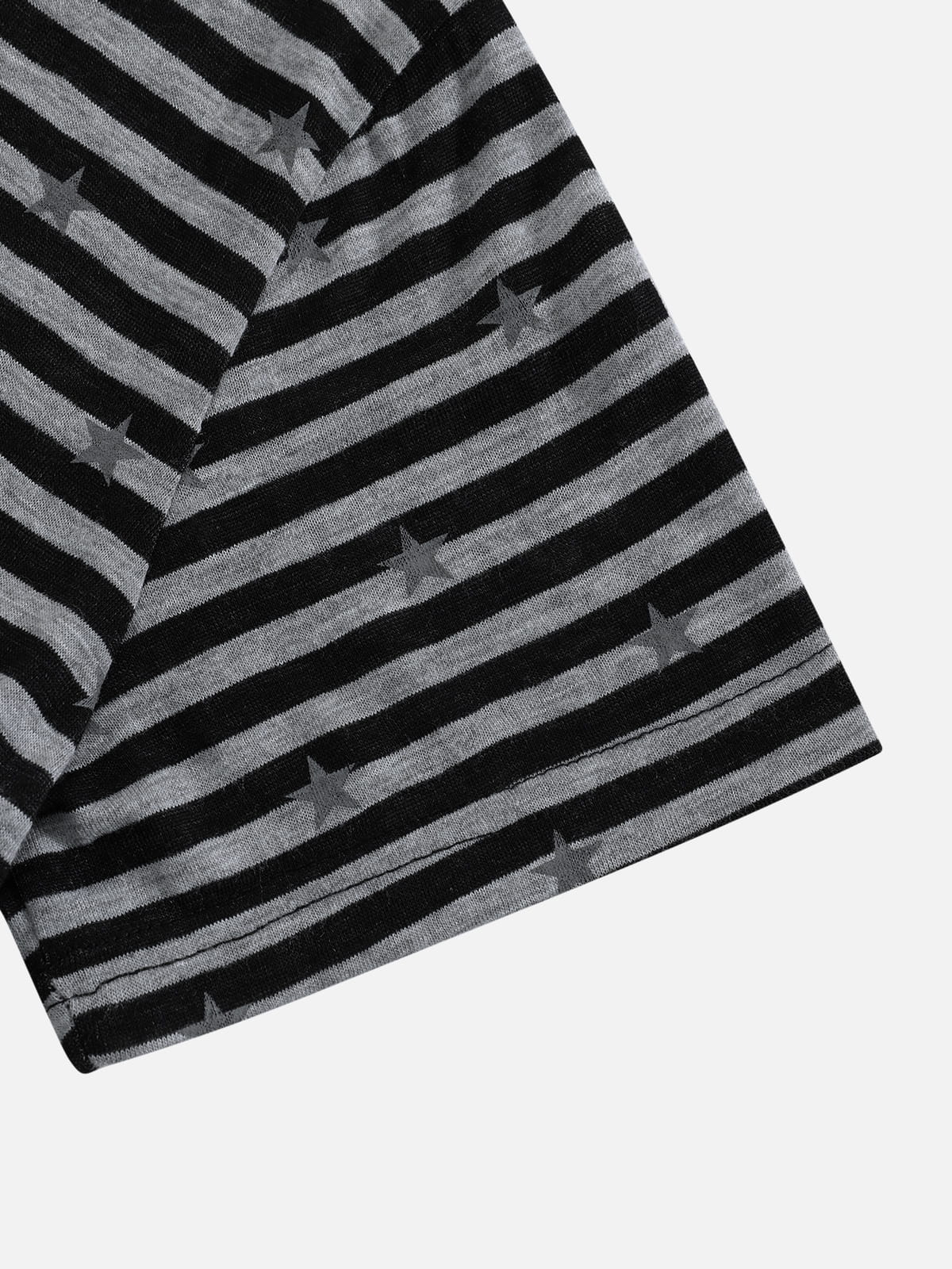 Aelfric Eden Stripe Star Off-The-Shoulder Tee