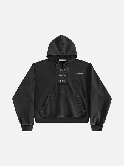 Aelfric Eden Boxy Metal Toggle Pullover Hoodie