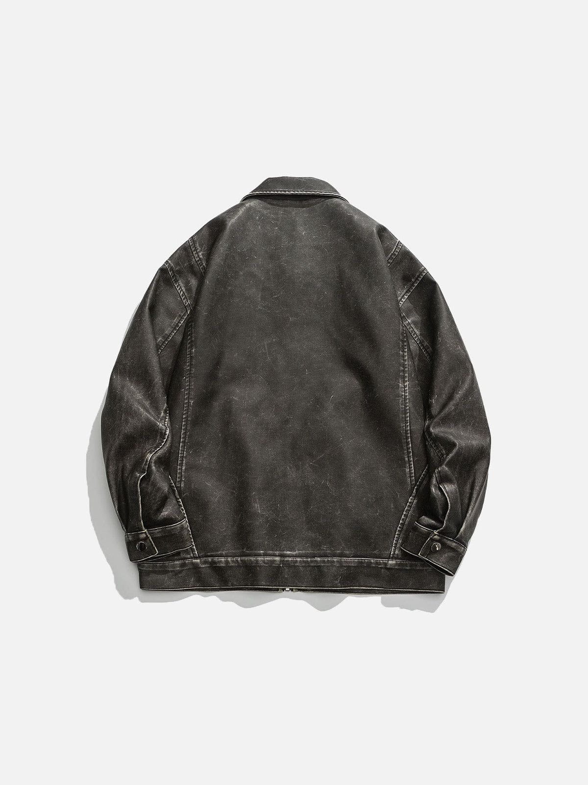 Aelfric Eden Retro Faux Leather Jacket