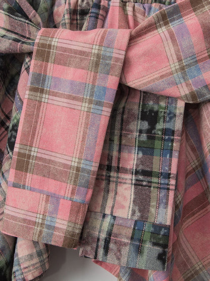 Aelfric Eden Tie Dye Plaid Skirt