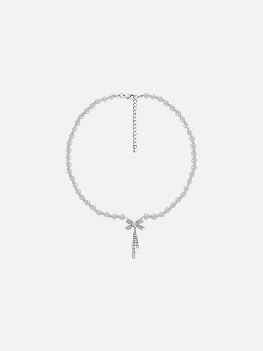 Aelfric Eden Bow Pearl Necklace