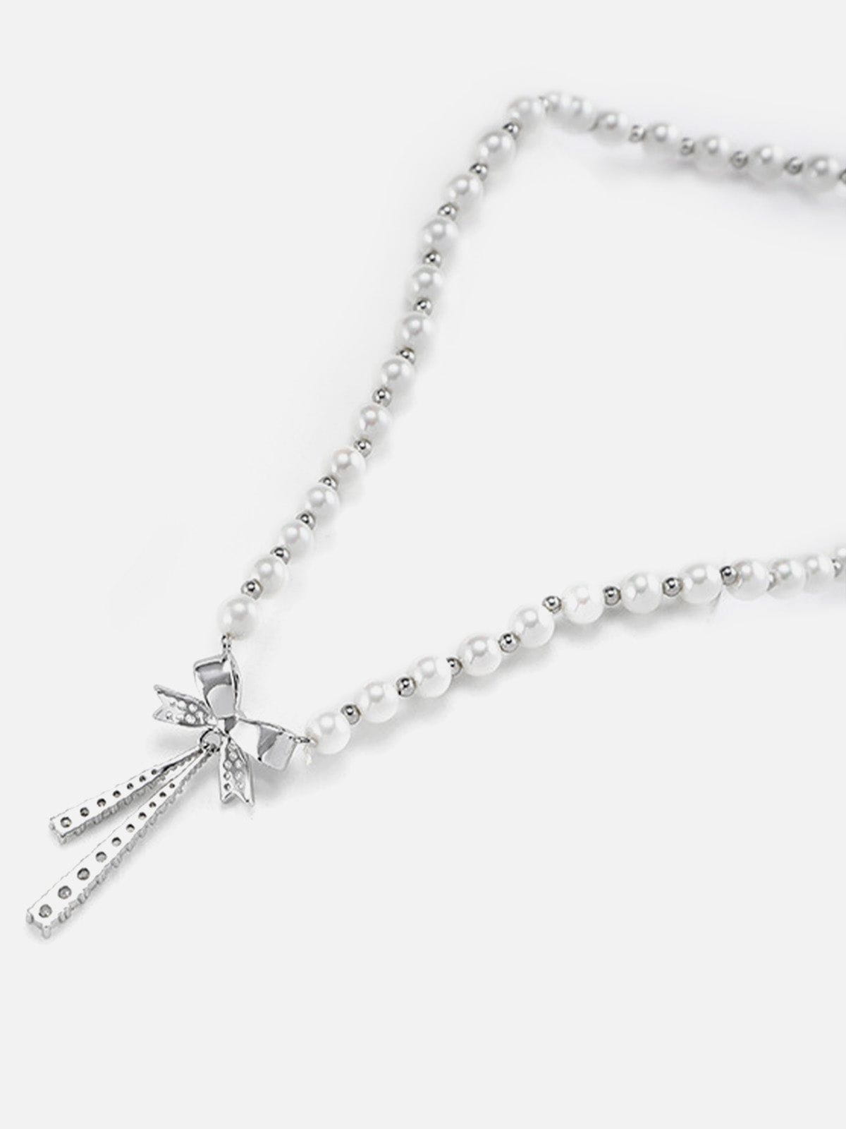 Aelfric Eden Bow Pearl Necklace